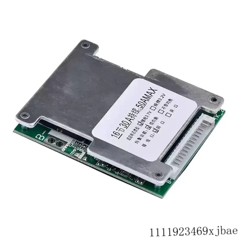 16S 60V 50A Lithium Battery Charger/Discharger Protection Board Active Equaliser Module Temperature Control Same Port BMS