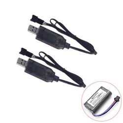 MN82 USB Charger Cable For Mangniu MN78 Cherokee Remote Control Car MN128 7.4V 1000mah Battery Charger Spare Parts
