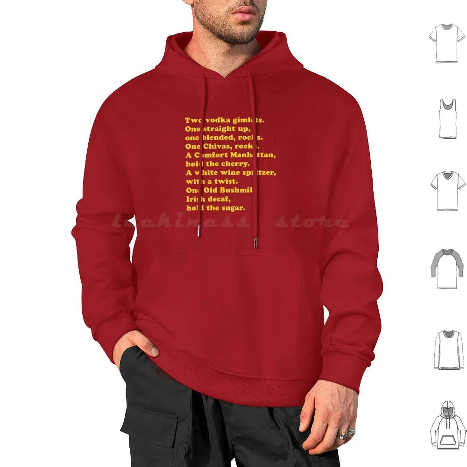 Two Vodka Gimlets Hoodie cotton Long Sleeve Drink Bar Fictional Bar Fictional Place Tv Show Where Everybody Knows Your Name