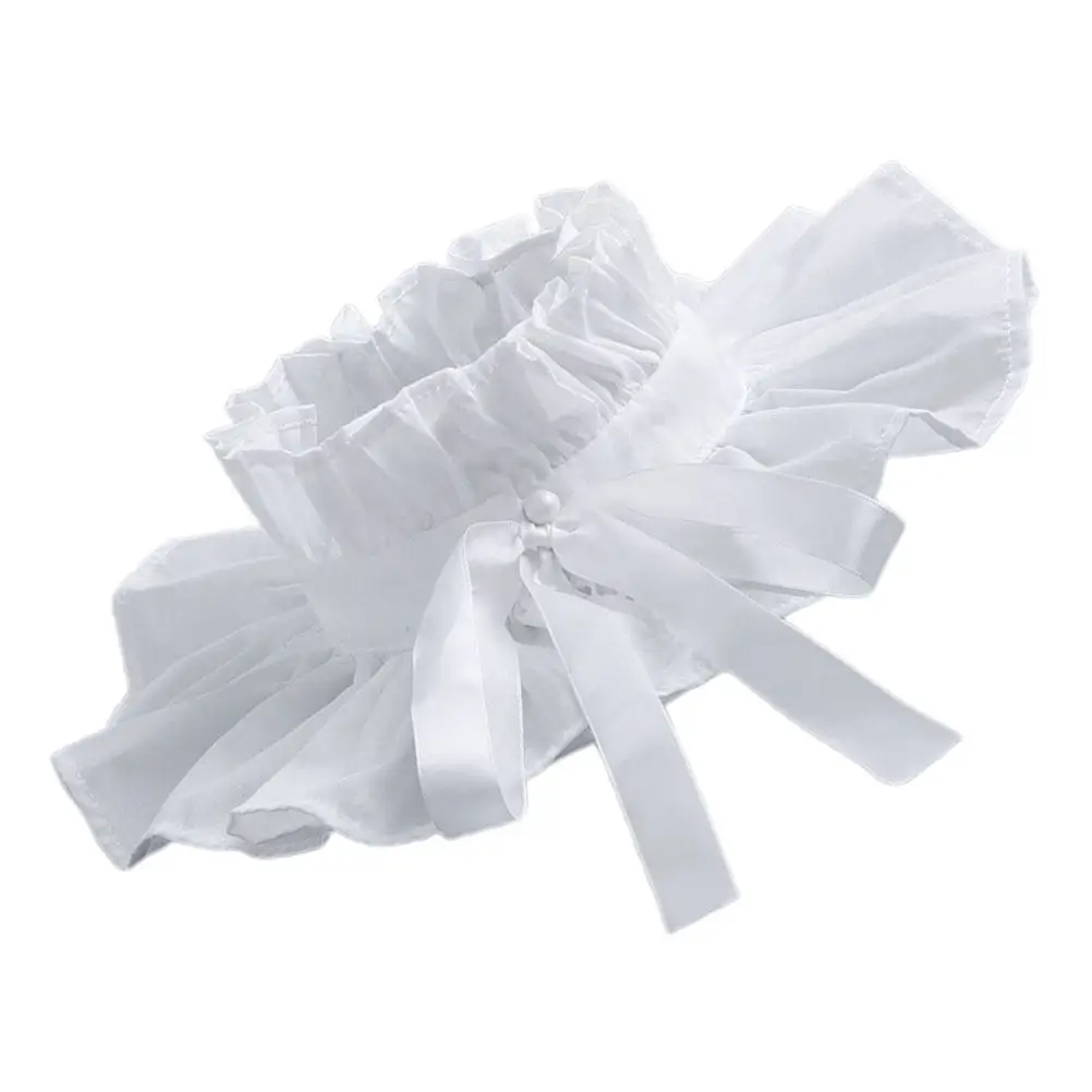 

Ruffle Neck Collar for Women French Style Detachable Ruffled Band Vintage Fashion Accessory for Casual Formal Outfits