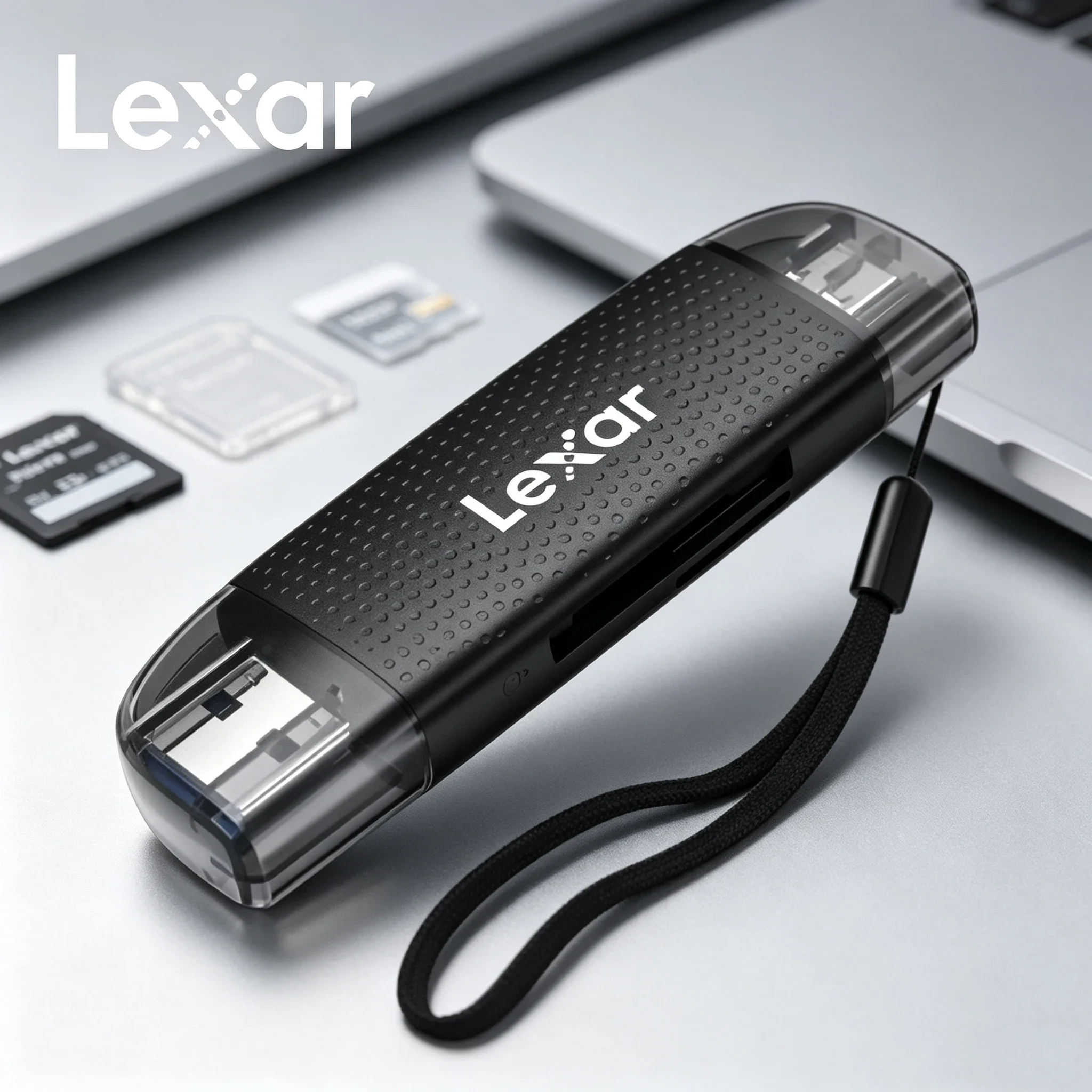 leitor-de-cartao-lexar-rw310-usb-32-dual-slot-usb-a-usb-c-leitor-de-cartao-sd-e-micro-sd-com-velocidade-de-ate-205mb-s-para-computador-e-telefone