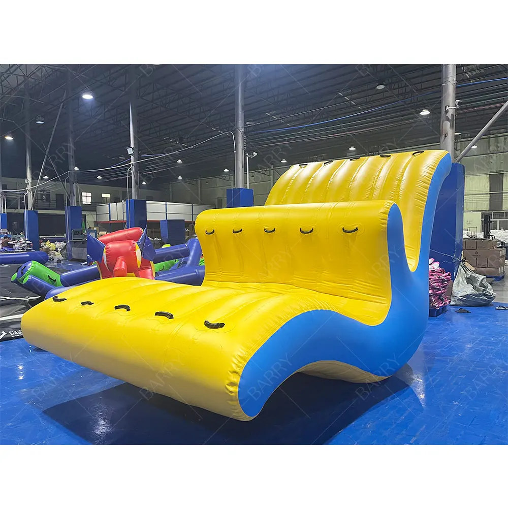 Commercial Water Play Toys Inflatable Floating Water Totter Revolution Inflatable Swing Water Seesaw Slide