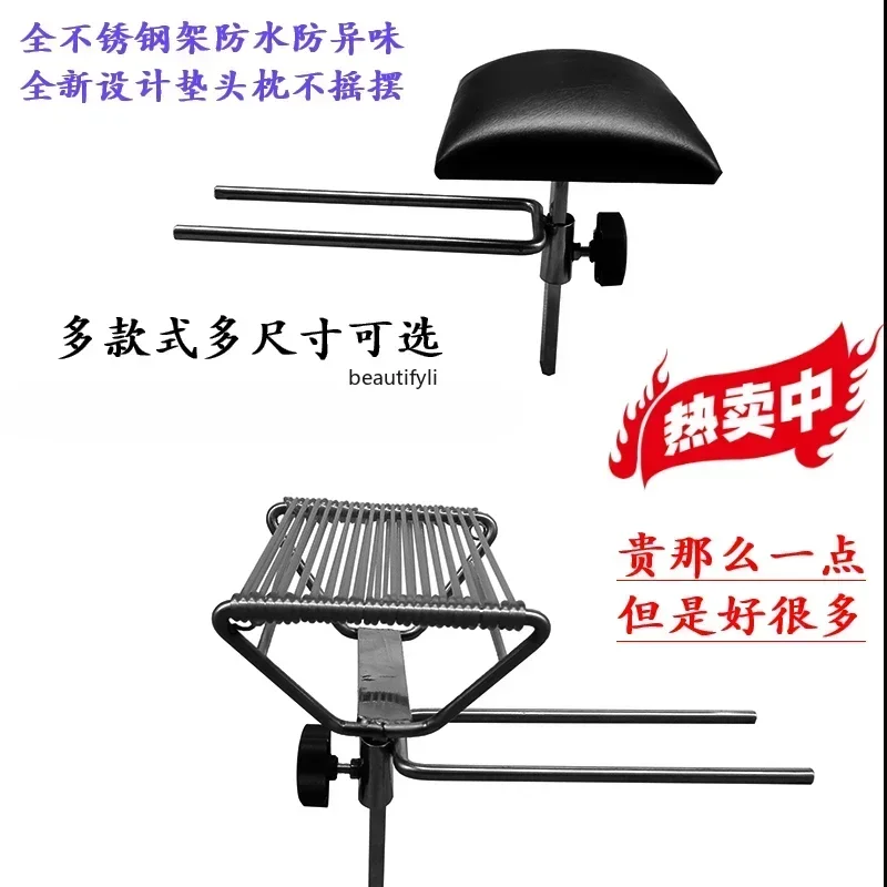 

smt14 New Arrivals Barber Shop Shampoo Bed Accessories Hair Salon Thai Shampoo Bed Pillow Holder Stainless Steel Y S 14
