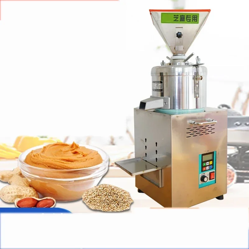 48V 60V Sesame Paste Machine Special for Electric Vehicle Battery Peanut Butter Machine Making Sesame Paste Juice Stone Mill