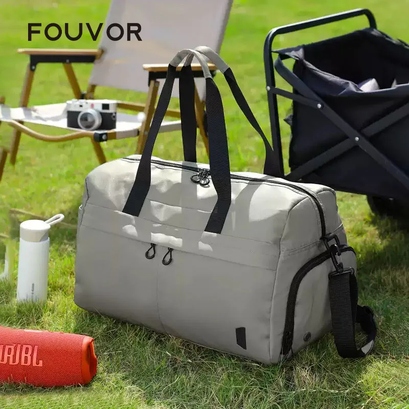 Fouvor Large Expandable Travel Bag Portable Luggage Bag Lightweight Short-Distance Business Outdoor Sports Fitness Bag 3062-06