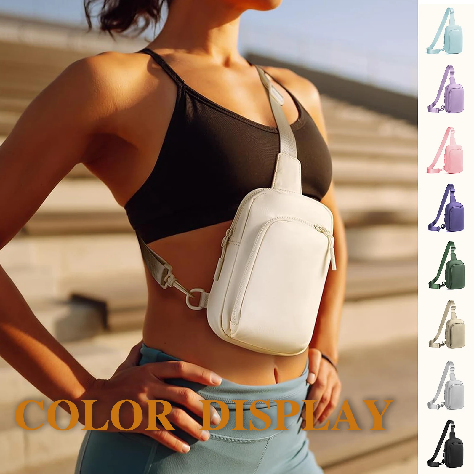 Ženy komora brašna celistvý barva závěs batoh otec bedra crossbody brašna fanny pack ležérní sport cestovní lehoučké batůžku