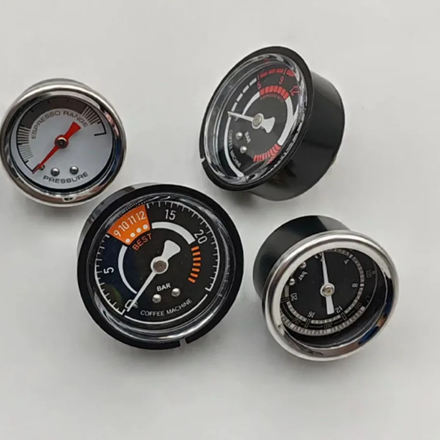2026 New Universal Italian Coffee Machine Pressure Accessories Multi Style Pressure Gauge