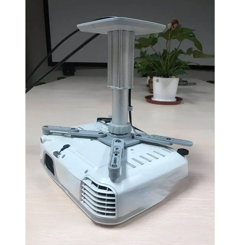 high end aluminum projector mount 17-23cm silver/white color for projector 4k