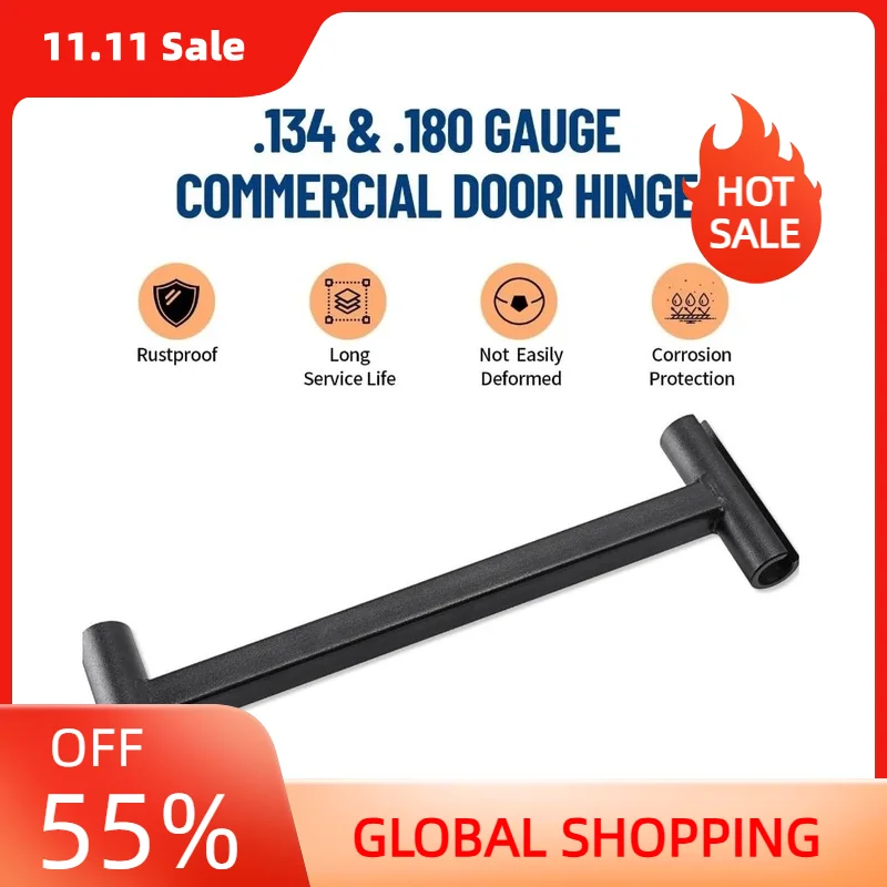 1PC Commercial Door Hinge Adjustment Wrench for 0 134 and 0 180 Gauge Hinges Heavy Duty Tool for Re bending and Repairing Hinges