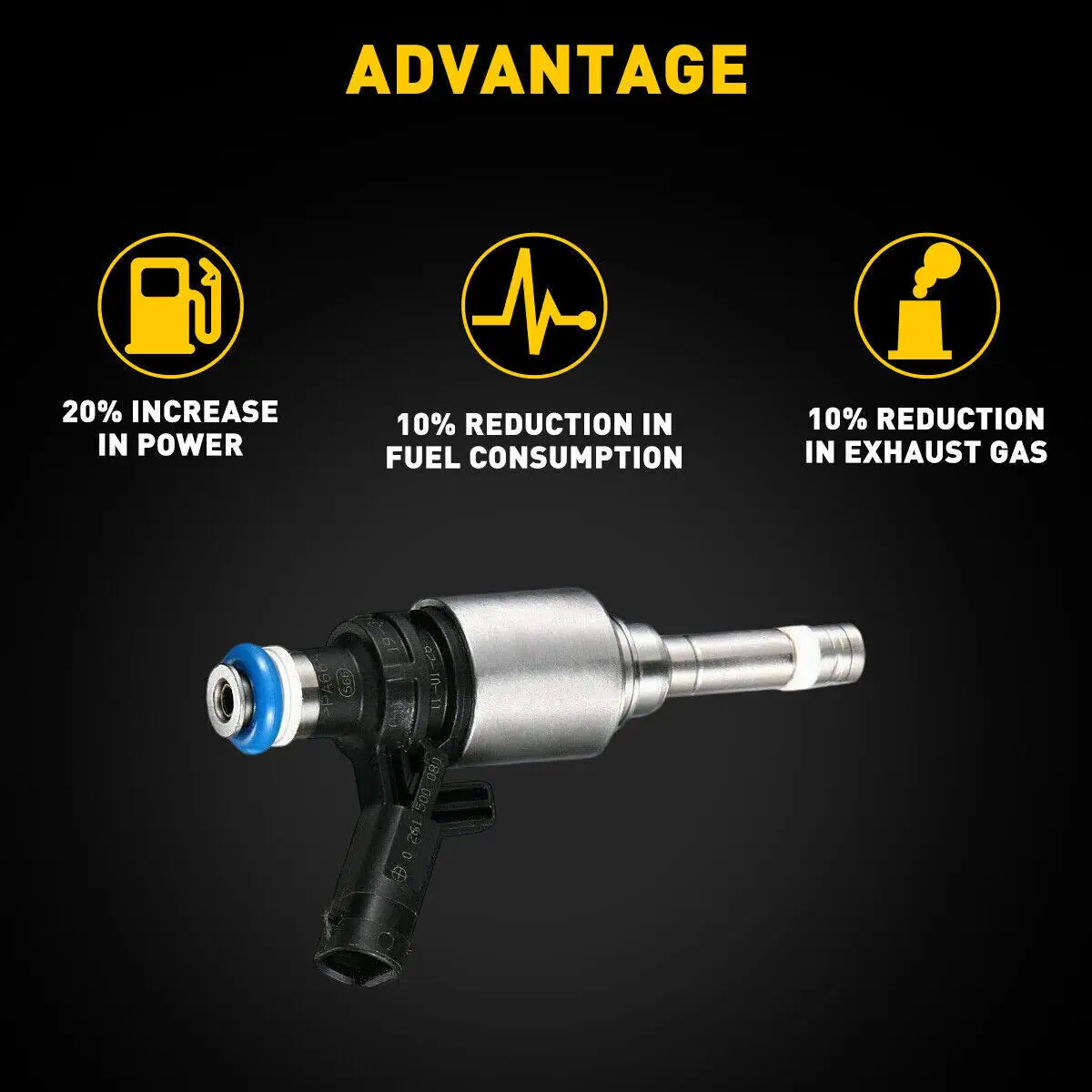 4x 06H906036G Iniettori di carburante Bosch per VW GTI Tiguan AUDI A3 A4 A5 Q5 TT 2.0TSI