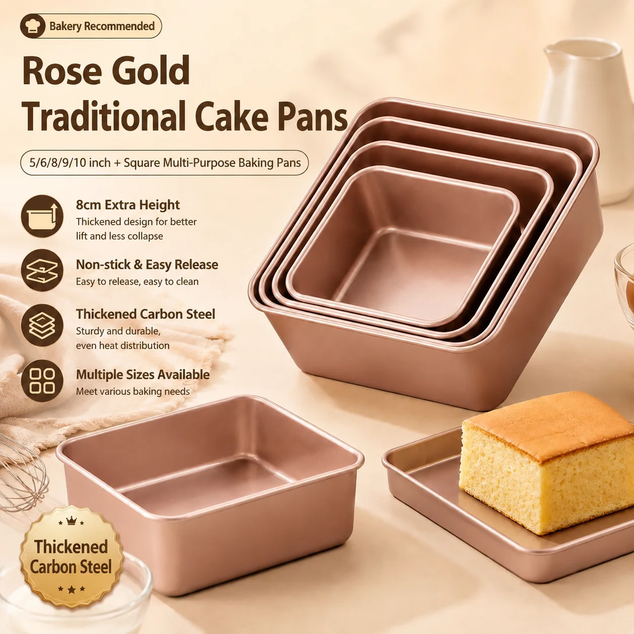 Home Baking Cake Molds Non-Stick Carbon Steel Baking Tools Snowflake Crisp Bread Baking Pan Mold