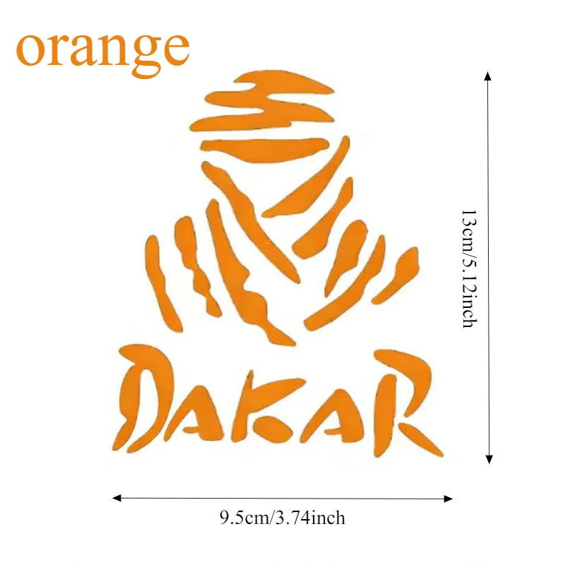 1PC For Dakar Motorcycle Reflective Stickers Personalized Windshield Decals For Bike Body Decoration And Modification view 3