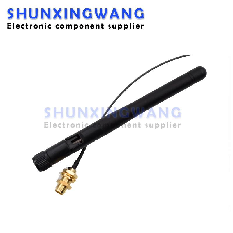 2.4G antenna folded Bluetooth wifi module ZigBee antenna SMA to IPEX feeder line 2.4GHz Antenna 3DBi