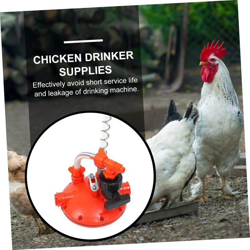 

【Flash Sale】Regulator Water Line Pressure Regulating Valve Poultry Water Fountain Quail Waterer Bird Waterer Hens Water Dispense