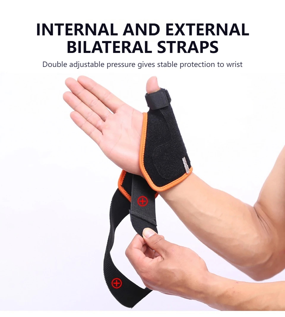 Aolikes 1 Stück Handgelenks tütze Daumens tütze, Handgelenks tütze Daumen Spica Schiene, Handgelenk/Hände/Daumen Stabilisator gegen Verstauchungen, Arthritis – Detail 7