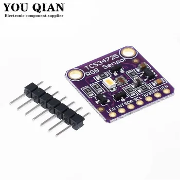 1 adet 34725 TCS34725 renk sensörü RGB renk sensörü geliştirme devre kartı modülü