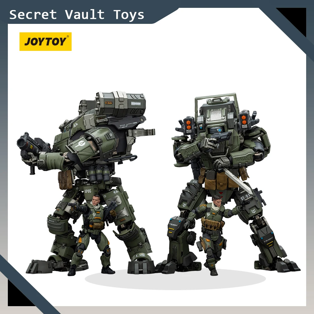 

JOYTOY Dark Source 1/25 APOC Series Storm Tempestus Fire Support Type Mecha Pilot Фигурки Аниме Фигурки Коллекционная модель