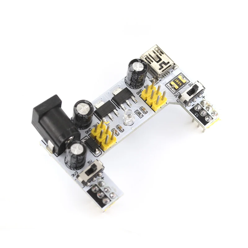 Breadboard power module 2-way breadboard module compatible with 5V/3.3V DC voltage regulator module power module