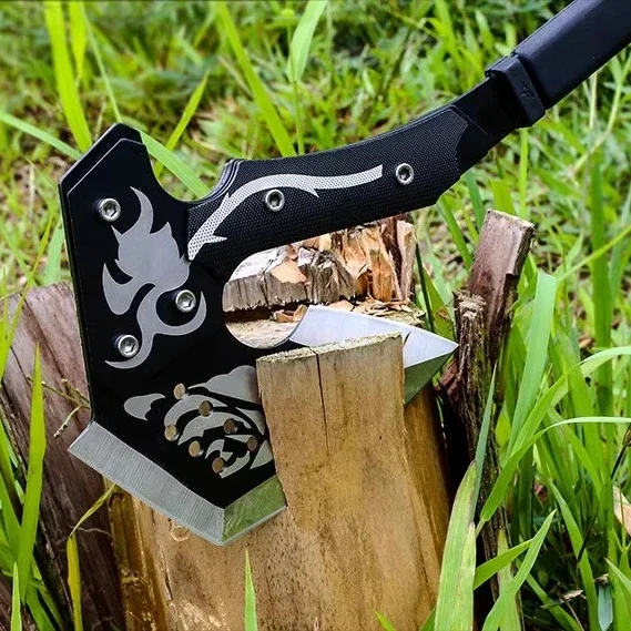

Outdoor EDC High-quality Stainless Steel Multifunctional Tactical Axe Convenient and Creative Camping Hiking Hand Axe Tool