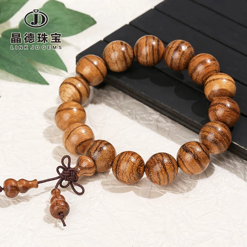 Sagittarius Folu Buddha Beads Wen Play Bracelet Men's and Women's National Style Wooden Rosary Beads Hand Jewelry Couple Gift