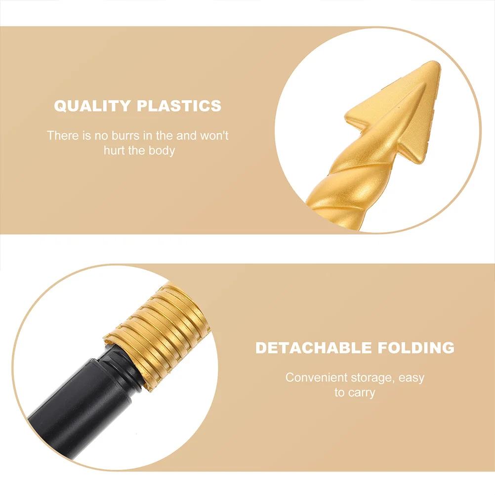 2 Stücke Requisiten Kunststoff Halloween Cosplay Dekorative Dreizack Spielzeug Party Zubehör Halloween Dekoration