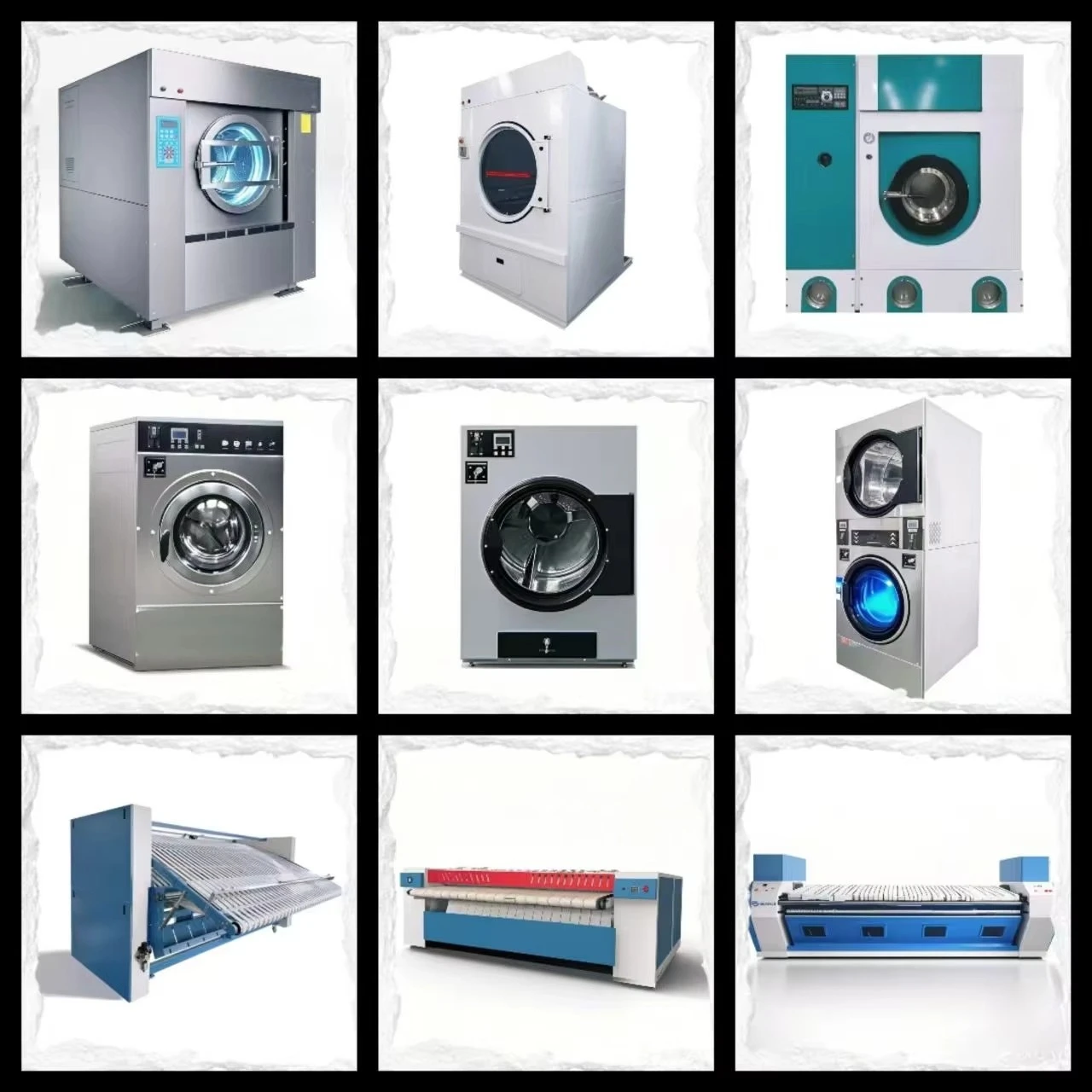 غسالة أوتوماتيكية جديدة لصناعة المنسوجات 15 كجم - 30 كجم للفندق والمستشفى والمغسلة #5