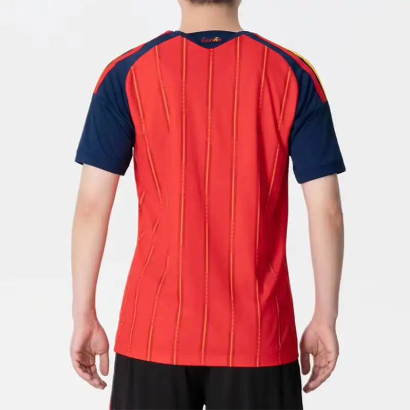 Hot Adidas Spanish National Team Home Jersey Men's Breathable Quick-Drying Football Short Sleeve JN4390 view 3