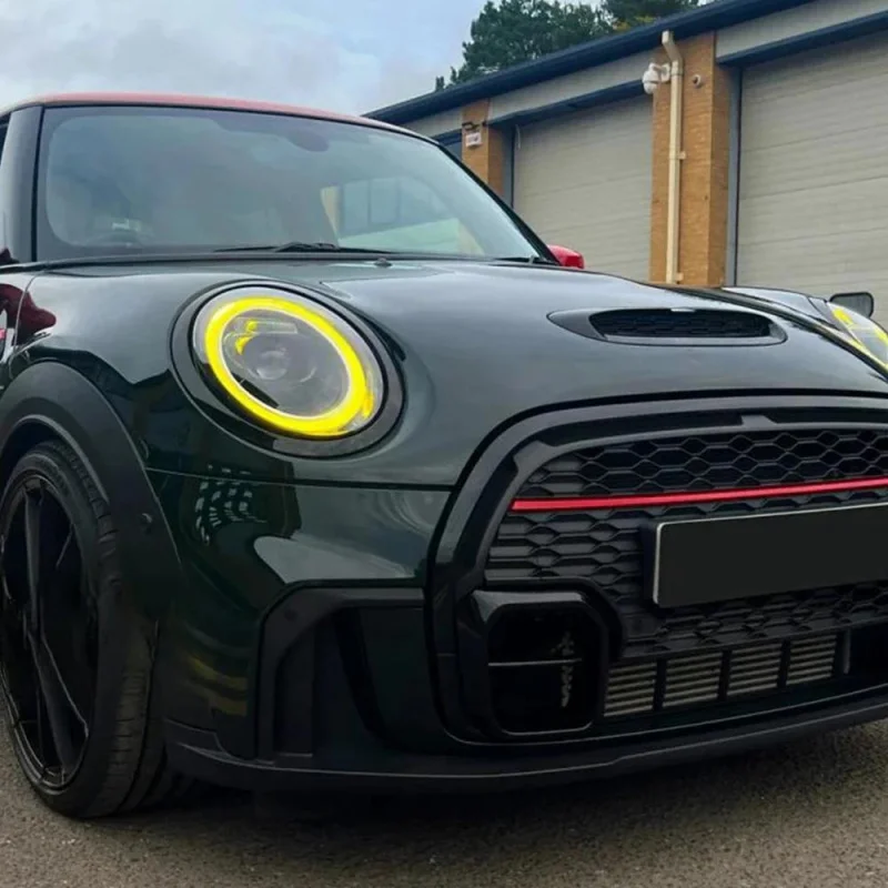 رقاقة لسيارات BMW MINI Cooper F54 F55 F56 F57 2018-2022 LED ضوء النهار الجري DRL وحدة مصدر الضوء الأصفر التوصيل والتشغيل