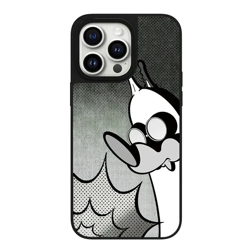 

Mirror Surface Ghost Phone Case Cover for iPhone 11 12 13 14 15 Pro Max Case for iPhone 15 ProMax