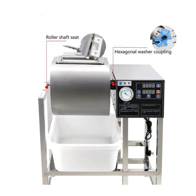 Equipamento de cozinha Máquina elétrica de salação de carne a vácuo Máquina de marinar frango Máquina de cura de carne