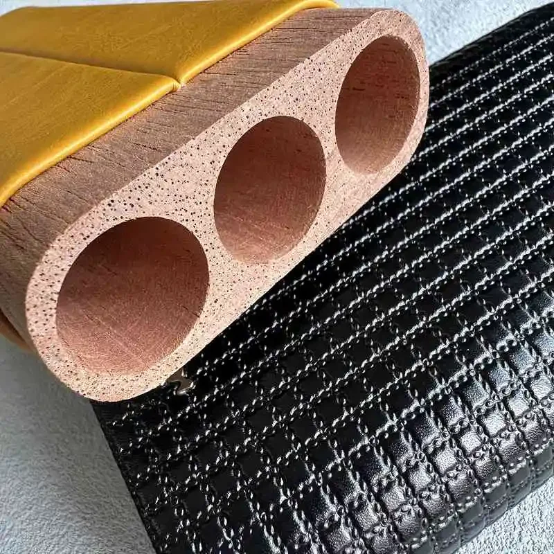 

Cigar Case 3- cigars tubes Leather Travel Portable Humidor with Cedar Wood Lined with Stainless Steel Cigars Cutter 17