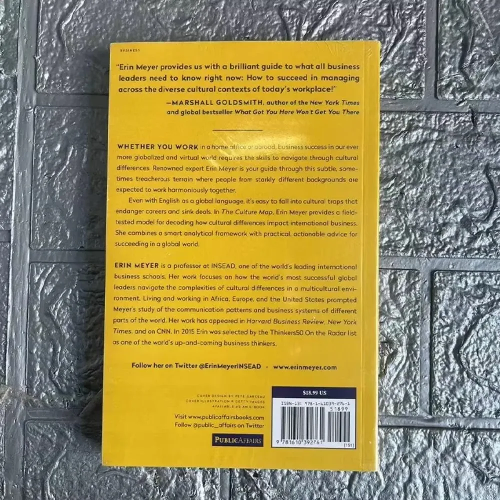 The Culture Map by Erin Meyer Decoding How People Think,Lead And Get Things Done Paperback Book in English