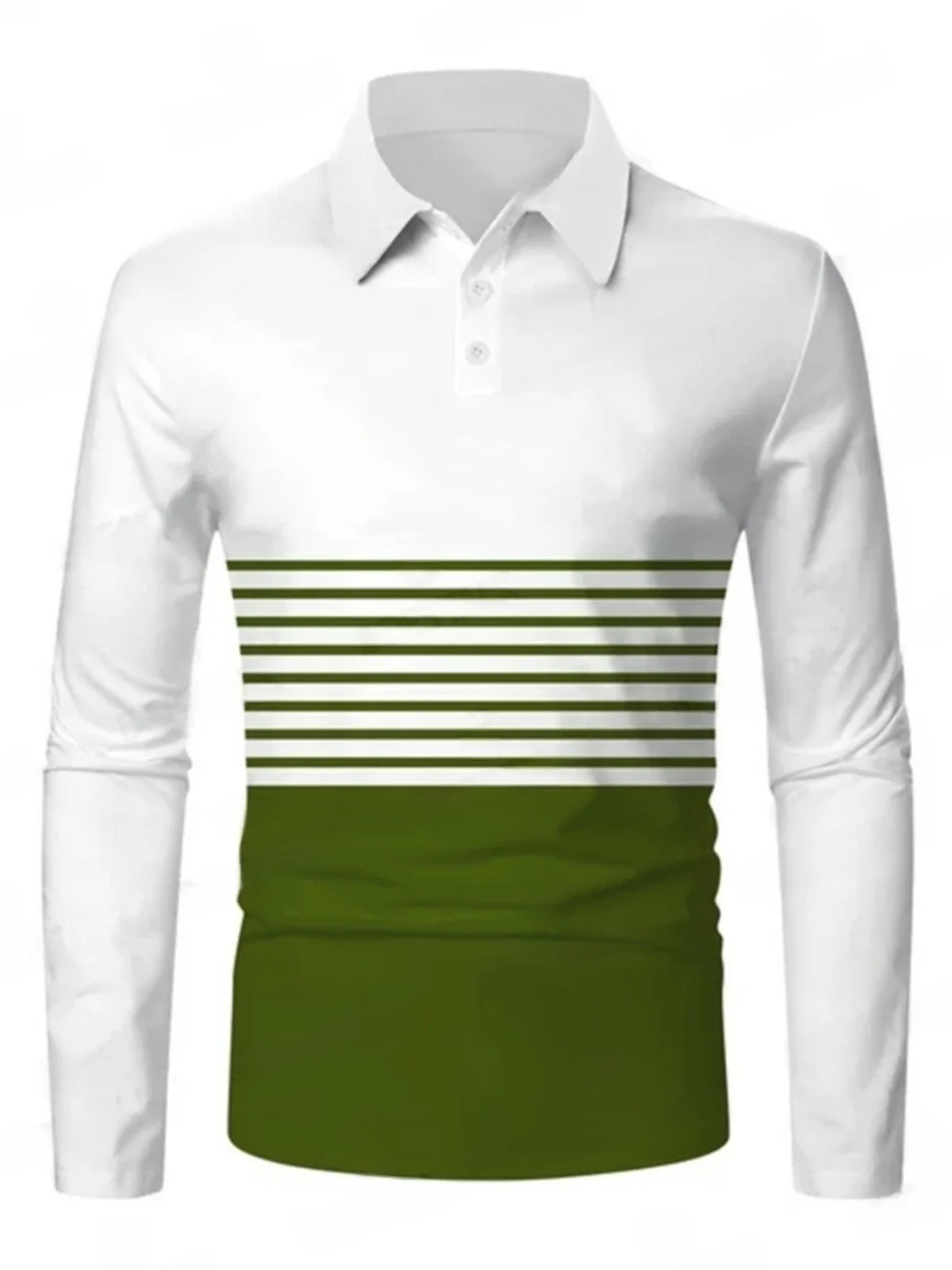 

Мужская рубашка с длинным рукавом в полоску, антивозрастная, из полиэстера, молодежная, повседневная, осенняя, в городском стиле, современная, ветрозащитная