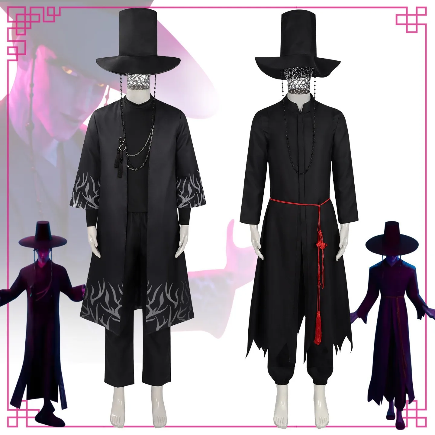 

Hot TV And Film K-POP Witch-hunting Girl Group Cosplay Costumes Shaka Boys Devil Boy Group Cosplay Stage Costumes