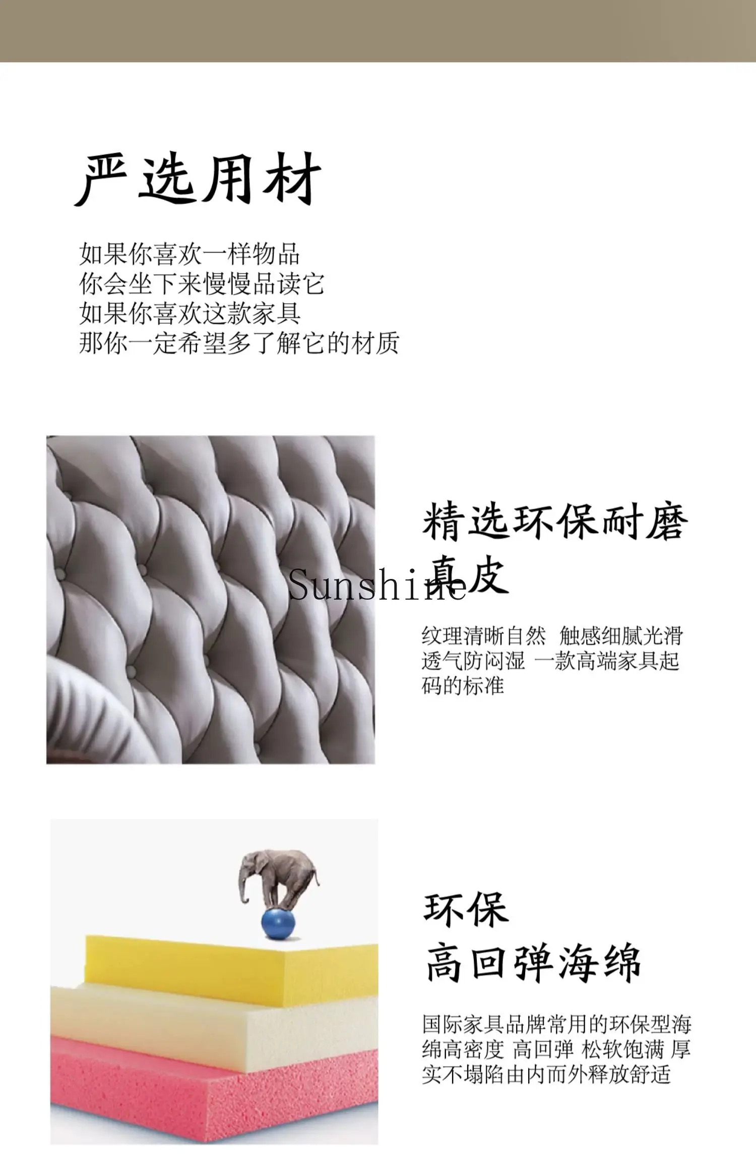 Solid wood big court luxury combination soft bag sofa chair casual simple modern