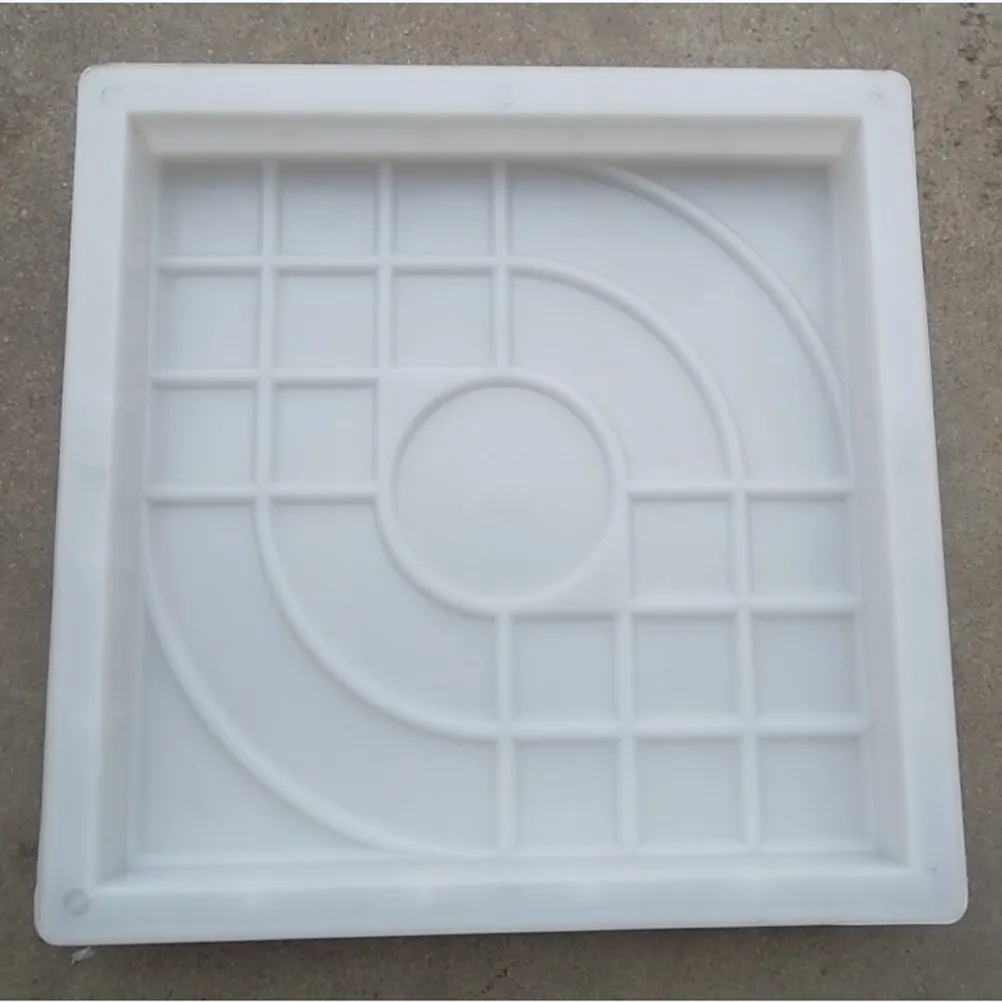 Concrete Pavement Stone Mold White High Strength DIY Reusable Garden Stepping Stone Mold Patio Path Walk Driveway Cement Paving