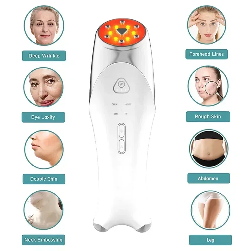 Nieuwe EMS Facial Massager Face Lift Aanscherping Apparaten Huidverjonging Lady Spa Anti Aging Rimpel Schoonheid Machine Microstromen