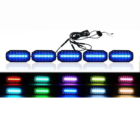 

Maiker Front RGB Grille Light For Jeep Wrangler JL Grille Light For Jeep Gladiator JT Upgrade 2023 2024 Model Lamp