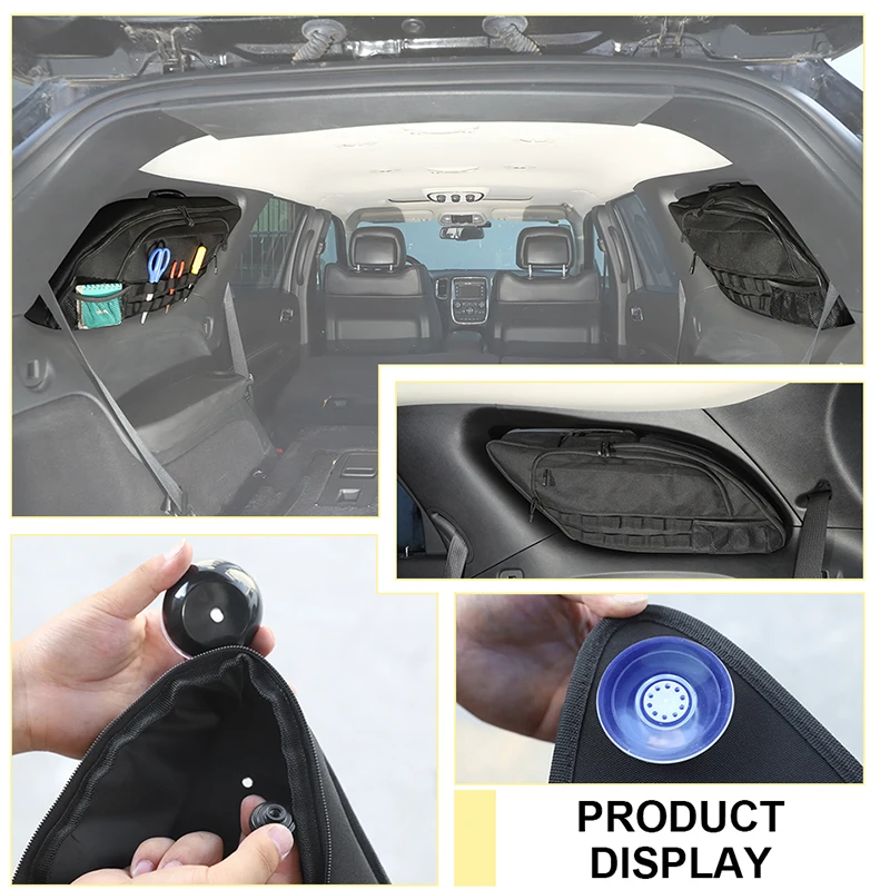 باوا نافذة خلفية حقيبة التخزين ل دودج دورانجو 2011-2025 صندوق السيارة تستيفها صندوق منظم الملحقات