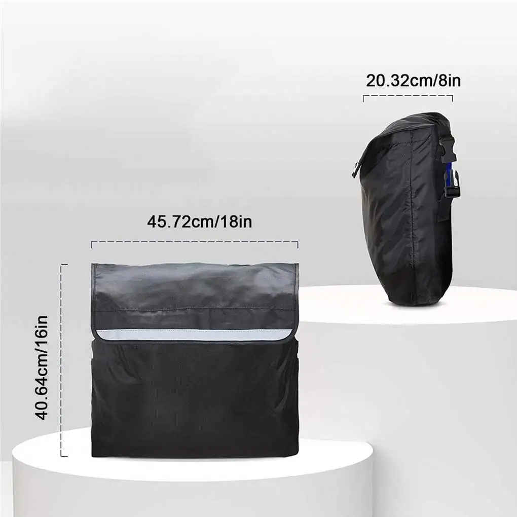 حقيبة ظهر على كرسي متحرك ، مقاوم للماء ، حزام عاكس ، أكياس تخزين الملابس