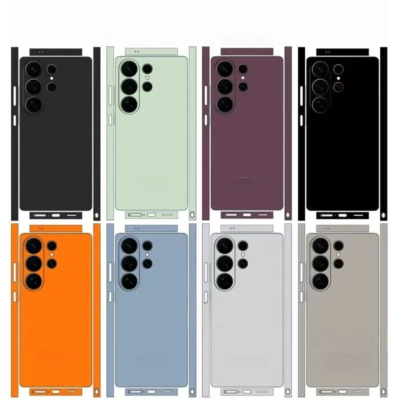 Film de protection Oscar Skin pour Samsung Galaxy S26 S25 S24 Ultra – Coque arrière et protection d'écran anti-rayures durable