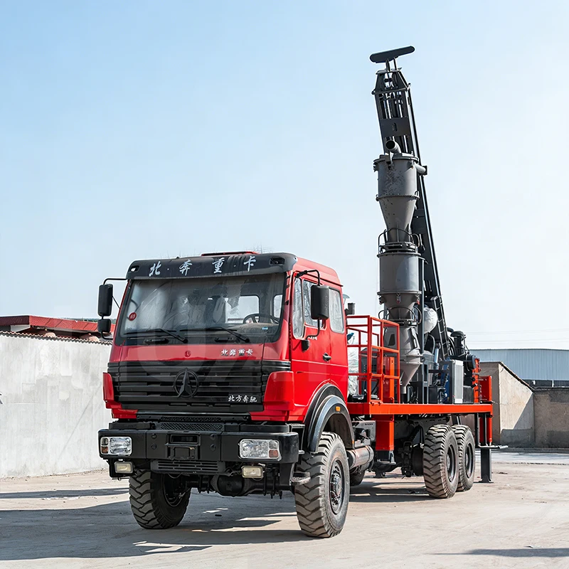 500m Truck-mounted Reverse Circulation Drilling Rig Is Suitable For Geological Coring And Rock Formation Areas