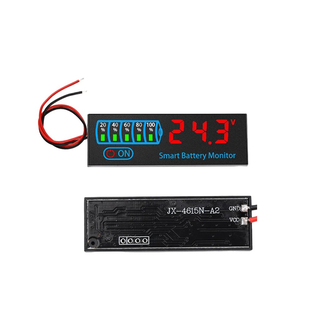DC7-55V 3S-14S Battery Level Indicator 12V 24V 36V 48V 18650 Lipo Lithium Battery Capacity Board Battery Charging Tester Voltage