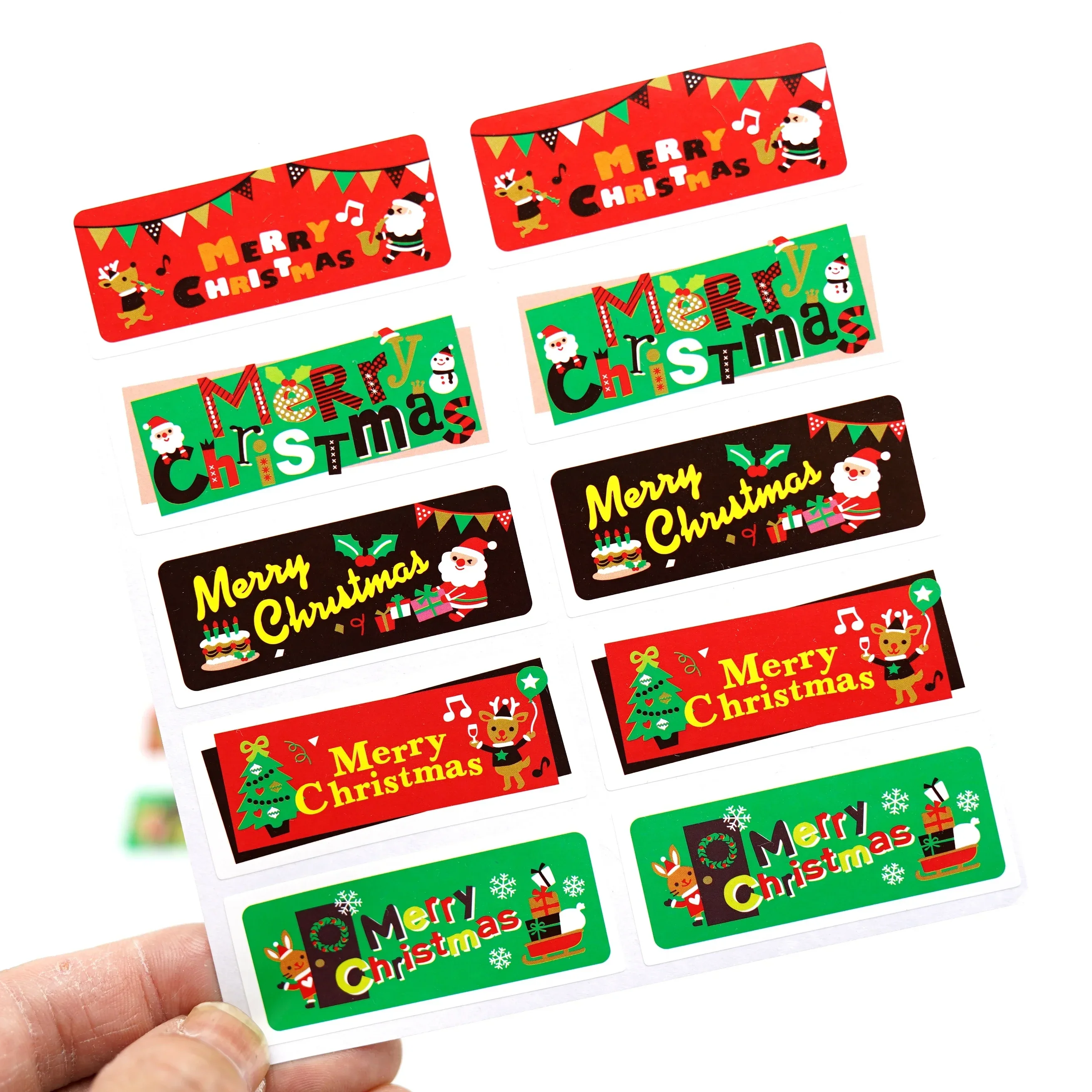 

Christmas Gift Packaging Sticker,Christmas Gift Wrapping Stickers,Present Stickers,Envelope Seals sticker 100pcs/lot