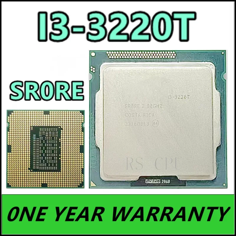 i3-3220T i3 3220T SR0RE 2,8 GHz Dual-Core Quad-Thread CPU Prozessor 3M 35W LGA 1155