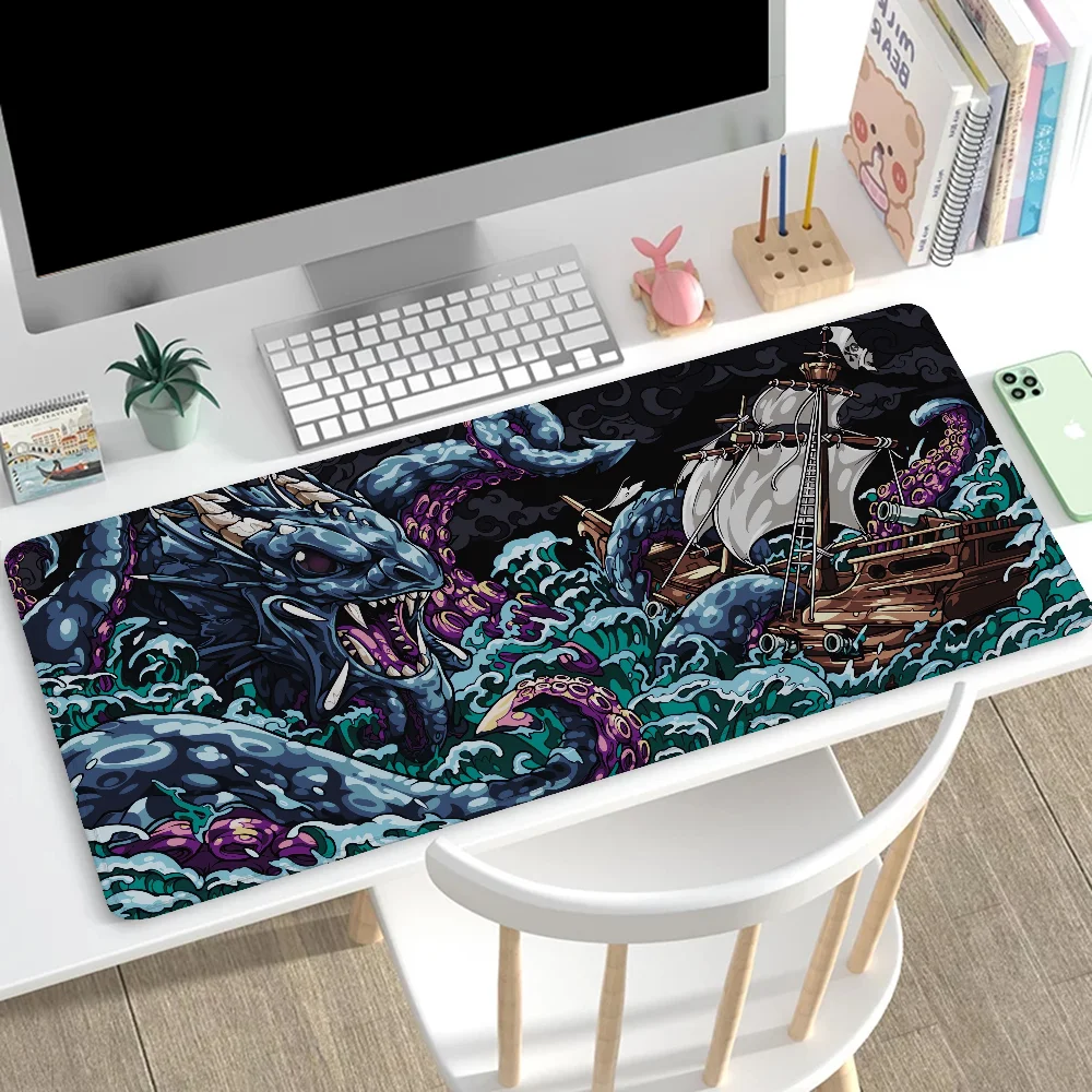 Davy Jones Locker-alfombrilla de ratón para Pc, accesorios para juegos, alfombrilla extendida para escritorio, 900x400, teclado Xxl