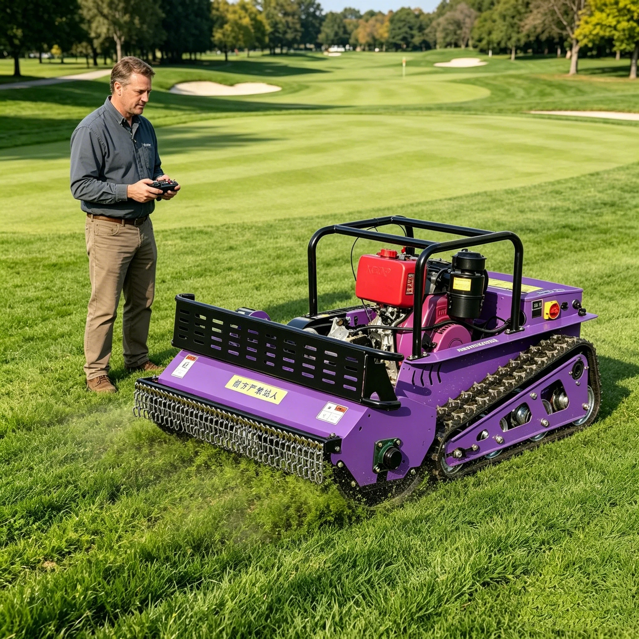 

Customized Diesel Lawn Mower Long Life Low Fuel Consumption Strong Power Ce Epa Certified