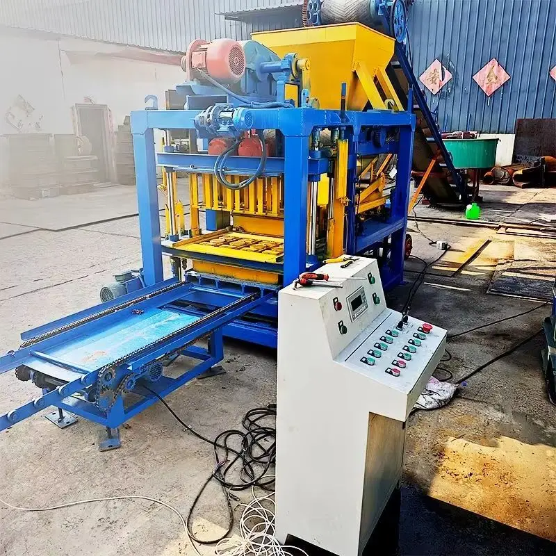 Fully Automatic Concrete Hollow Block Forming Machine, Hydraulic Paving Brick Forming Machine Suitable for Driveways