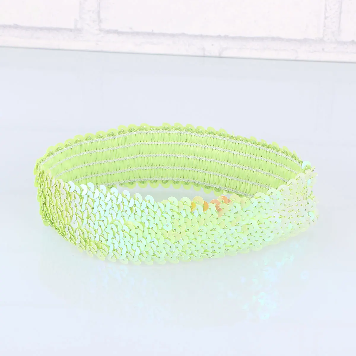 

Lace Headband for Glittery Stretchy Headbands Women Sequin Hairbands Cheerleader Womens Sequins