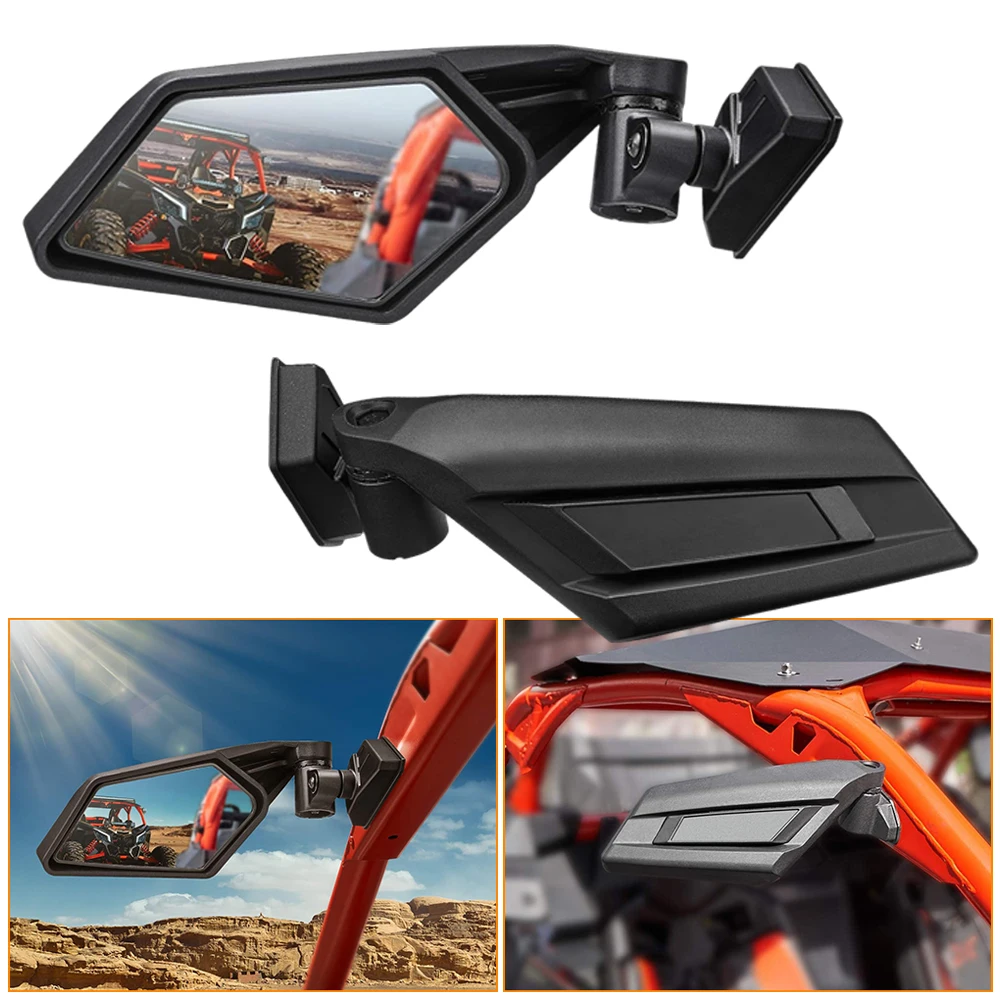 Боковое зеркало заднего вида Maverick X3 для Can Am Maverick X3 / X3 Max RS DS Turbo RR 2017 2018 2019 2020 2021 2022 2023, аксессуары